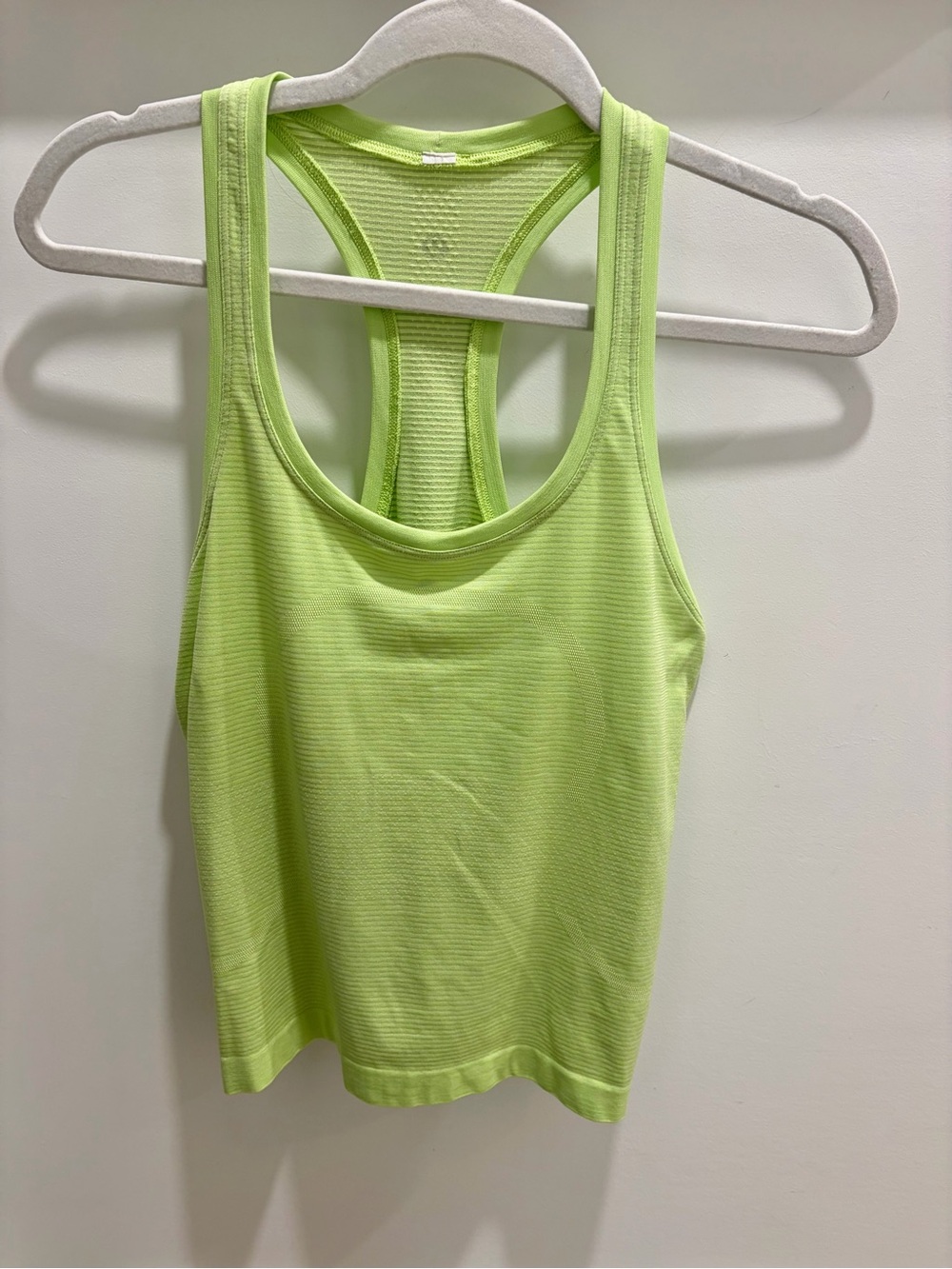 lululemon athletica Neon Lime Racerback Tank